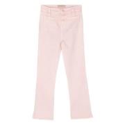 Slim Kick Gekleurde Cropped Jeans 7 For All Mankind , Pink , Dames