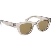 Iconische zonnebril met lenzen Saint Laurent , Beige , Dames