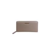 Elegant Zip Around Wallet Twinset , Beige , Dames