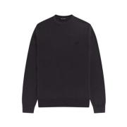 Klassieke Crew Neck Jumper Grijs Fred Perry , Gray , Heren