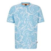Ocean Wave T-Shirt Hugo Boss , Multicolor , Heren