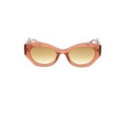 Stijlvolle zonnebril met uniek ontwerp Gucci , Pink , Unisex