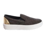 Gouden Moccasin Sneakers Michael Kors , Brown , Dames