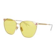 Stijlvolle zonnebril Gg1375Sa Gucci , Yellow , Dames