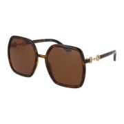 Stijlvolle zonnebril Gg0890S Gucci , Brown , Dames