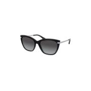 Zwarte montuur zonnebril Stijlvol model Ralph Lauren , Black , Dames