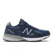 990v4 Marine Zilver Hardloopschoen New Balance , Multicolor , Heren