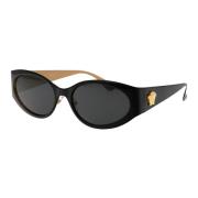 Stijlvolle zonnebril met model 0Ve2263 Versace , Black , Dames