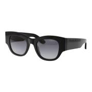 Stijlvolle zonnebril Am0420S Alexander McQueen , Black , Dames