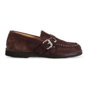 Gesp Suède Loafers Premiata , Brown , Heren