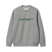 Ruimvallende Sweatshirt 58% Katoen 42% Polyester Carhartt Wip , Gray ,...
