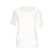 Casual T-shirt voor mannen en vrouwen Liu Jo , White , Dames
