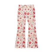 Geborduurde Flare Broek Ines De La Fressange Paris , Multicolor , Dame...