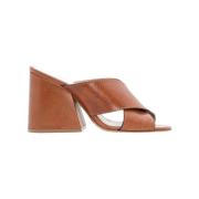 Pre-owned Fabric sandals Maison Margiela Pre-owned , Brown , Dames