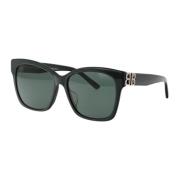 Stijlvolle zonnebril Bb0102Sa Balenciaga , Green , Dames