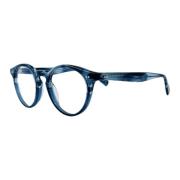 Vintage Ronde Acetaat Bril Oliver Peoples , Blue , Unisex