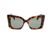 Stijlvolle Zonnebril Saint Laurent , Brown , Dames