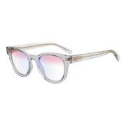 Glitter Grey/Pink Blue Light Eyewear Frames Chiara Ferragni Collection...