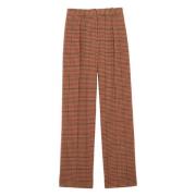 Hector Pied-de-poule Wollen Broek Ines De La Fressange Paris , Brown ,...