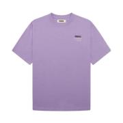 Korte Mouw T-shirt Woodbird , Purple , Heren