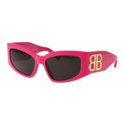 Stijlvolle zonnebril Bb0321S Balenciaga , Pink , Dames