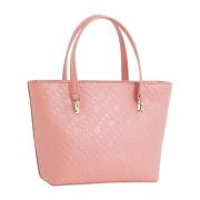 Monogram Shopper Tas Tommy Hilfiger , Pink , Dames