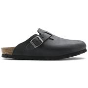 Boston Regular Zwarte Klompen Birkenstock , Black , Heren