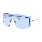 Stijlvolle zonnebril Am0412S Alexander McQueen , Blue , Dames