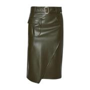 Leather Skirts Liu Jo , Green , Dames