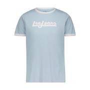 Ringer T-shirt Lee , Blue , Dames
