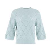Stijlvolle Pullover Sweater Anna Van Toor , Blue , Dames