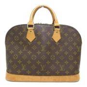 Pre-owned Canvas handbags Louis Vuitton Vintage , Brown , Dames