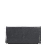 Pre-owned Leather wallets Cartier Vintage , Black , Dames
