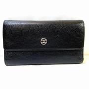 Pre-owned Leather wallets Chanel Vintage , Black , Dames