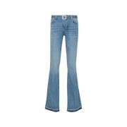 Denim Blauwe Stijlvolle Broek Liu Jo , Blue , Dames