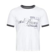 Unisex Make Believe T-Shirt ERL , White , Heren