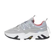 Boom Mineral Sneakers Grijs Leer Mikakus Barcelona , Gray , Heren