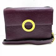 Pre-owned Leather celine-bags Celine Vintage , Purple , Dames