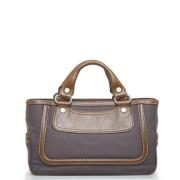 Pre-owned Canvas handbags Celine Vintage , Brown , Dames