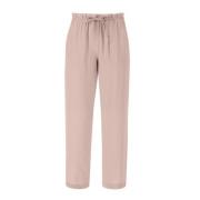 Straight Trousers Marella , Pink , Dames