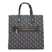 Shopper met Logoprint Carlo Colucci , Multicolor , Dames