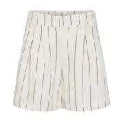 Hoge Taille Korte Shorts Y.a.s , White , Dames