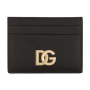 Logo Kaarthouder Portemonnee Dolce & Gabbana , Black , Heren