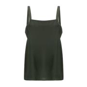 Donkergroene Topwear voor Vrouwen Fabiana Filippi , Green , Dames