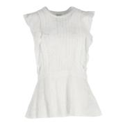 Pre-owned Cotton tops Missoni Pre-owned , White , Dames