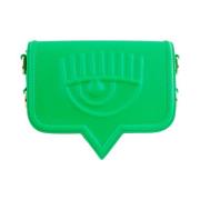 Groene Synthetisch Leren Crossbody Tas Chiara Ferragni Collection , Gr...