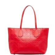 Pre-owned Canvas totes Dior Vintage , Red , Dames
