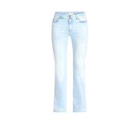 Flared Slim-Fit Jeans voor Vrouwen DNM Pure , Blue , Dames