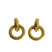 Pre-owned Metal earrings Celine Vintage , Yellow , Dames