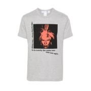 Andy Warhol Katoenen T-shirt Comme des Garçons , Gray , Heren